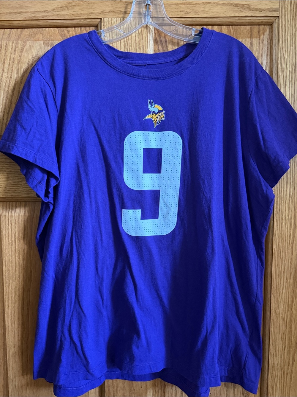 Nike Women’s Purple Minnesota Vikings #9 Tee